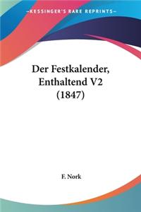 Festkalender, Enthaltend V2 (1847)