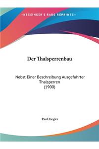 Der Thalsperrenbau