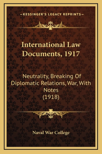 International Law Documents, 1917