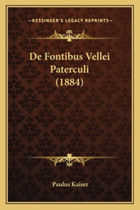 de Fontibus Vellei Paterculi (1884)