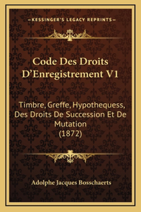 Code Des Droits D'Enregistrement V1