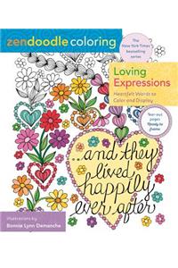 Zendoodle Coloring: Loving Expressions