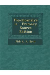Psychoanalysis