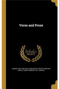 Verse and Prose