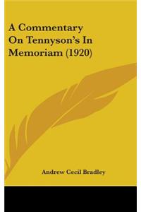 Commentary On Tennyson's In Memoriam (1920)