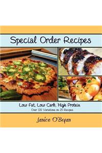 Special Order Recipes