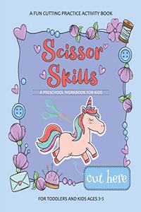 Scissor Skills Preschool Workbook for Kids