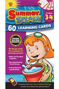 Summer Splash Learning Cards, Grades 3 - 4