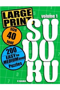 Large Print Sudoku