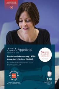 FIA Foundations of Accountant in Business FAB (ACCA F1) : Interactive Text