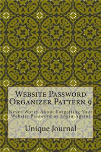 Website Password Organizer Pattern 9