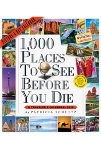 1,000 Places to See Before You Die Picture-A-Day Wall Calendar 2020