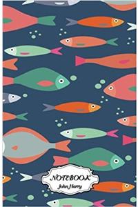 Fish Pattern Notebook