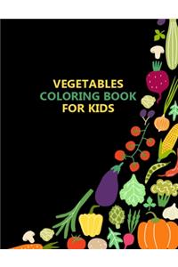 Vegetables Coloring Book for Kids