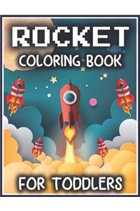 Rocket Coloring Book for Toddlers