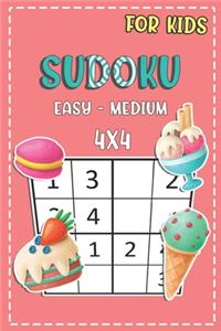 Sudoku For Kids Easy - Medium 4x4