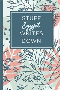 Stuff Egypt Writes Down