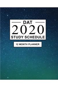 DAT Study Schedule