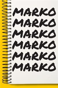 Name MARKO Customized Gift For MARKO A beautiful personalized
