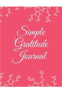 Simple Gratitude Journal