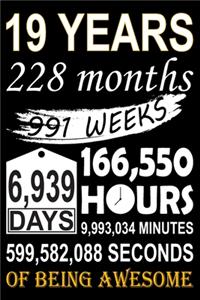 19 Years Of Being Awesome