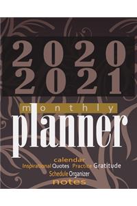 2020-2021 Monthly Planner