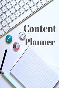 Content Planner: Social Media Content Calendar Business Posts Planner