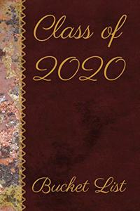 Class of 2020 Bucket List
