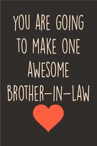 Awesome Brother In Law Notebook