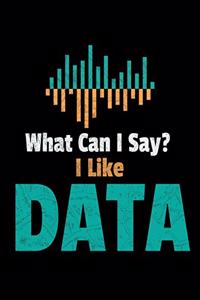 What Can I Say I Like Data