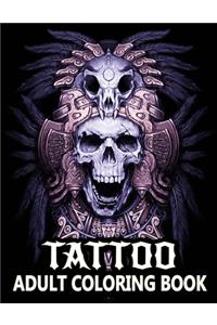 Tattoo Adult Coloring Book