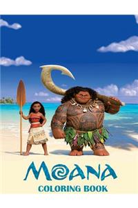 Moana Coloring Book: Coloring Book for Kids and Adults, This Amazing Coloring Book Will Make Your Kids Happier and Give Them Joy