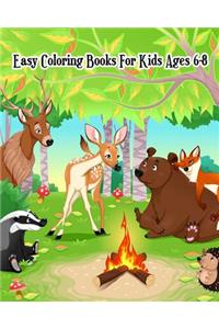 Easy Coloring Books For Kids Ages 6-8