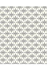 Classic Pattern Design School Composition Book Dots Diamonds 130 Pages