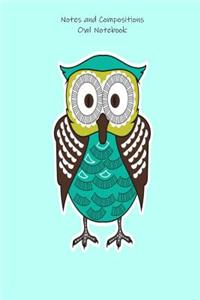 Notes and Compositions Owl Notebook