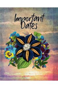 Important Dates