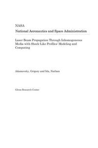 Laser Beam Propagation Through Inhomogeneous Media with Shock-Like Profiles