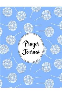 Prayer Journal Notebook Dandelions Pattern 6