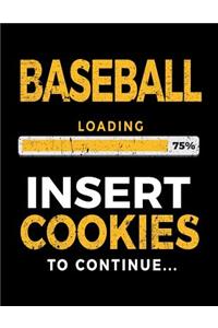 Baseball Loading 75% Insert Cookies to Continue