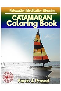 CATAMARAN Coloring book for Adults Relaxation Meditation Blessing