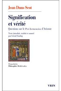 Signification Et Verite