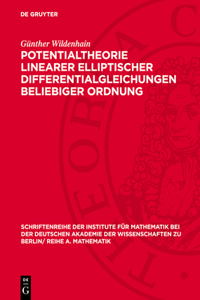 Potentialtheorie Linearer Elliptischer Differentialgleichungen Beliebiger Ordnung