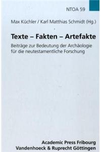 Texte - Fakten - Artefakte