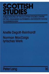 Norman Maccaigs Lyrisches Werk: Eine Formanalytische Untersuchung