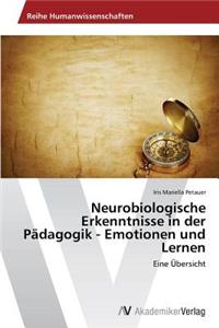 Neurobiologische Erkenntnisse in der Pädagogik - Emotionen und Lernen