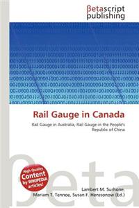 Rail Gauge in Canada