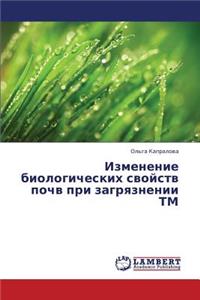 Izmenenie Biologicheskikh Svoystv Pochv Pri Zagryaznenii TM