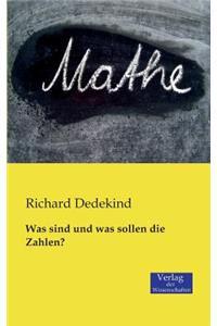 Was sind und was sollen die Zahlen?