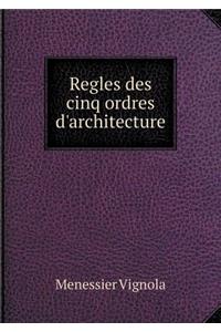 Regles Des Cinq Ordres d'Architecture