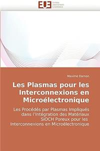 Les plasmas pour les interconnexions en microélectronique